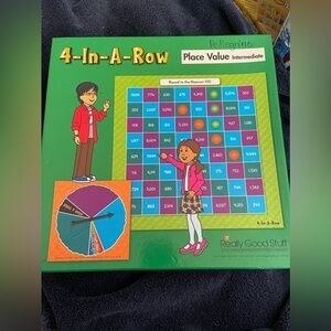 REALLY GOOD STUFF 4 In A Row Place Value Intermediate Round To The Nearest 100